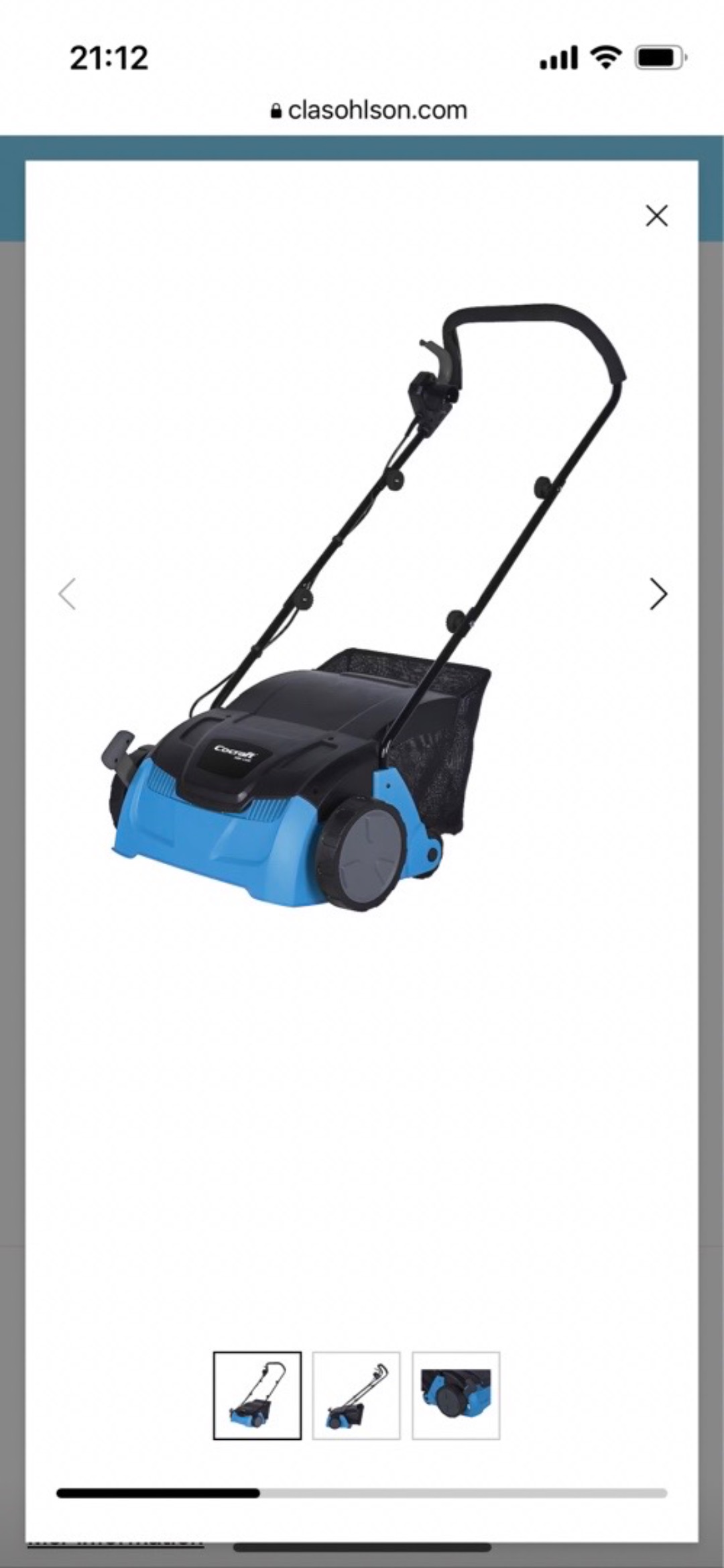  vertikalskärare - mossrivare