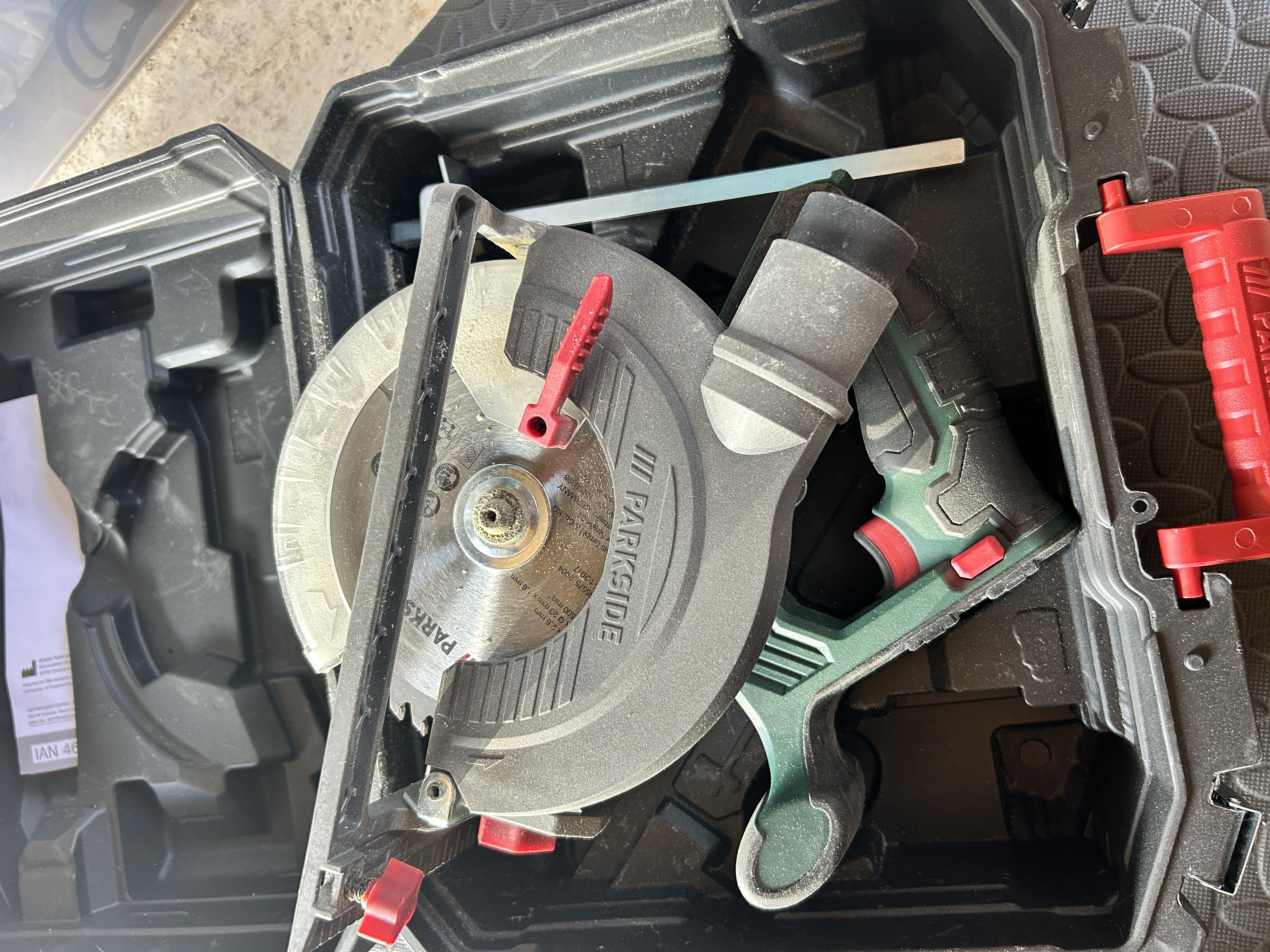 Parkside 20v cordless circular saw