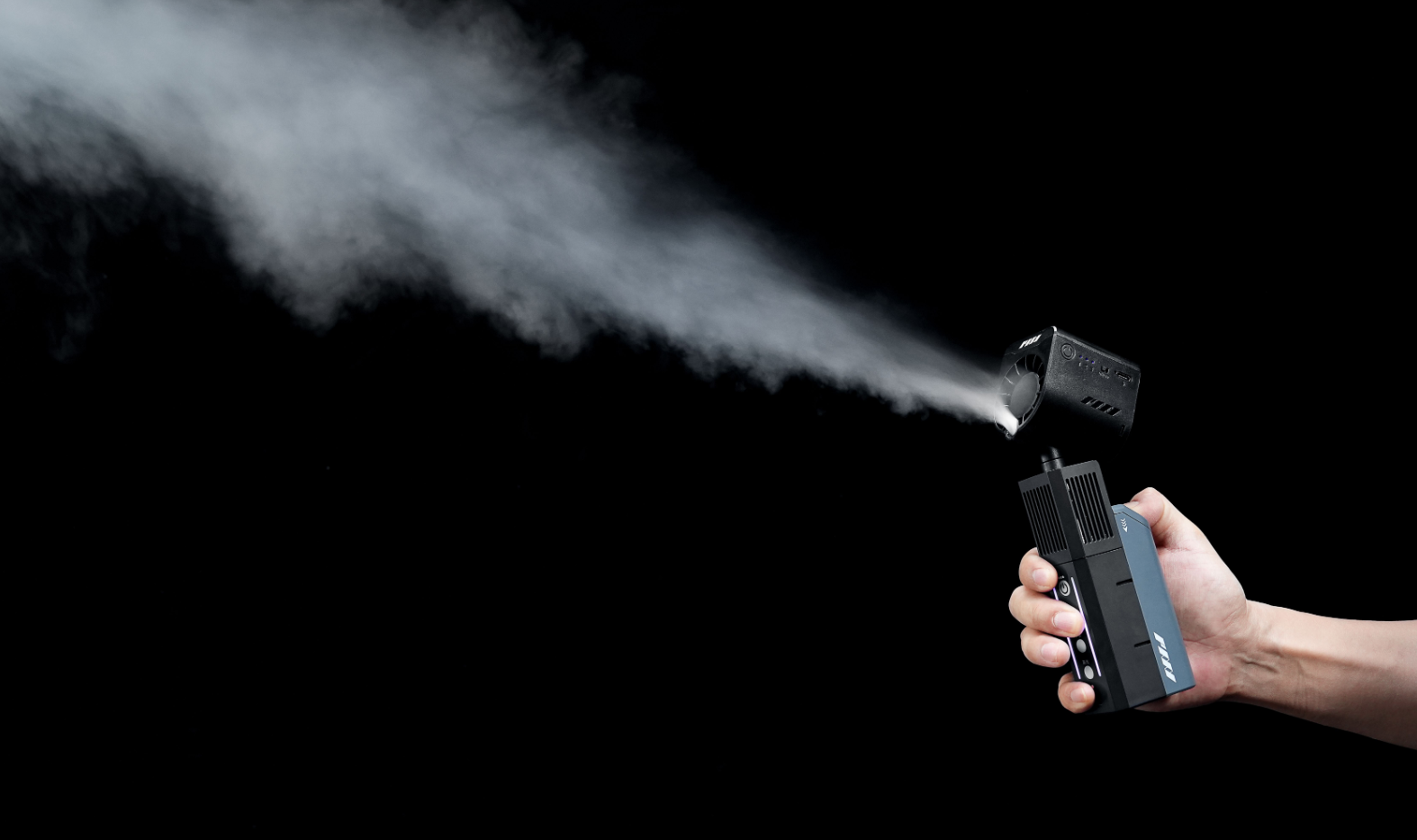 Pmi smokeninja pro portable fog, smoke & haze machine – 3rd-gen bluetooth haze nozzle for studio & cinematography