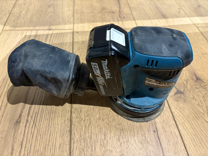 Makita 18v 125mm orbital sander