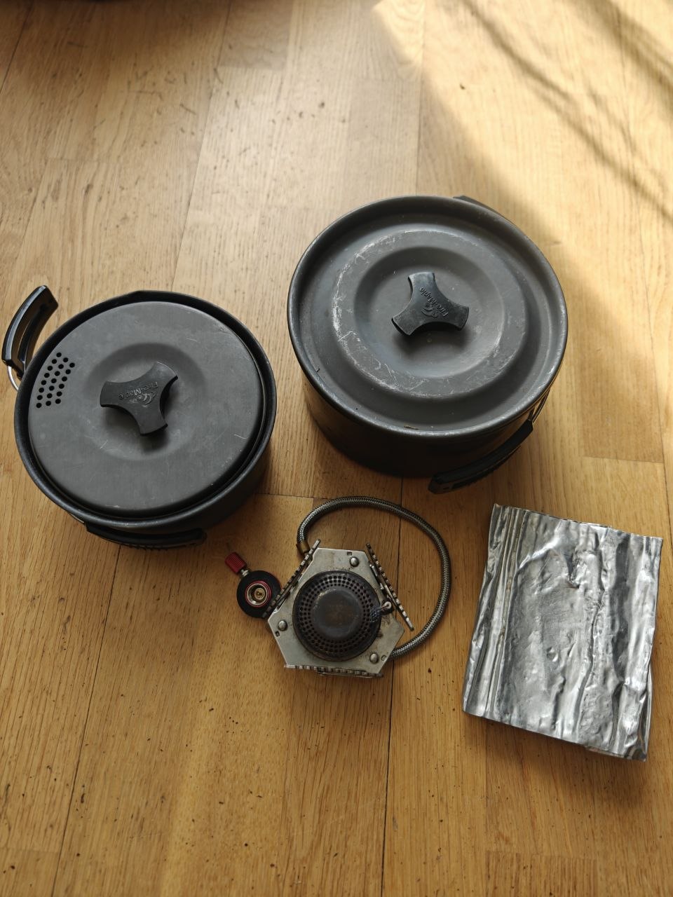Cooking kit gas burner