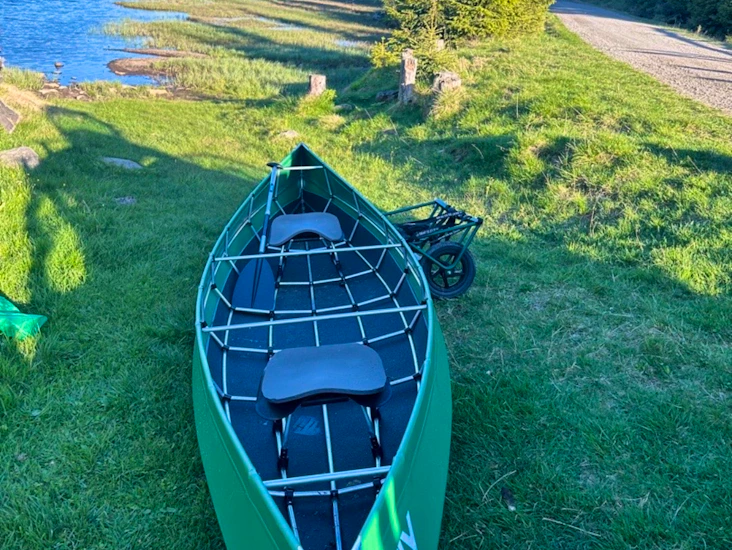 bergans ally 16.5' dr kano inkl tralle.