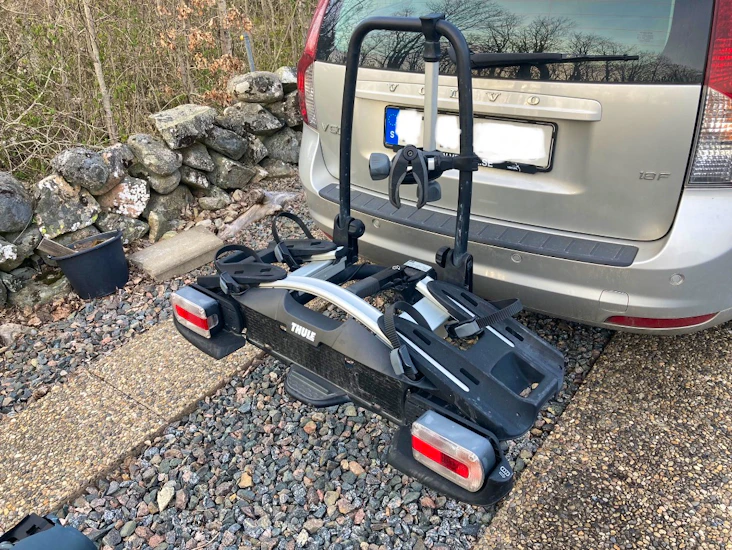 Thule cykelhållare, 2 cyklar, låsbar