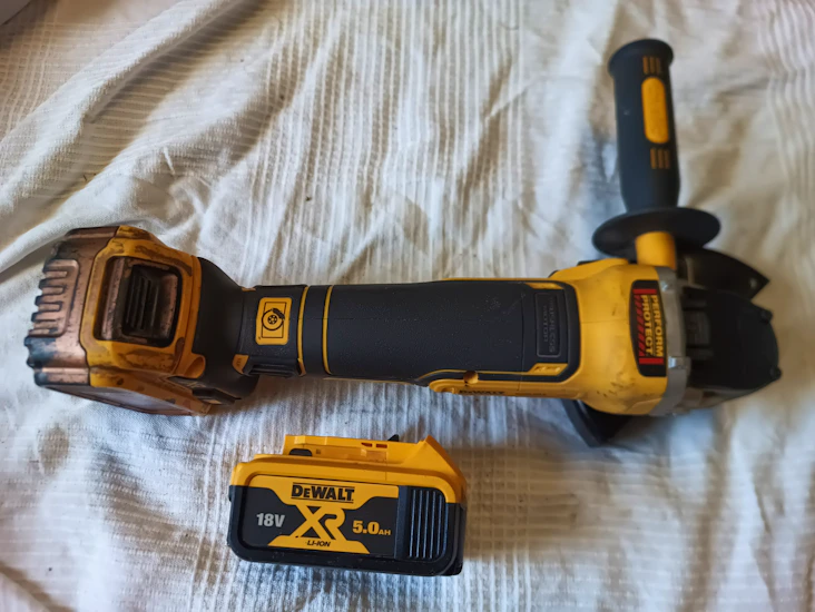 Vinkelslip 125 dim. batteri