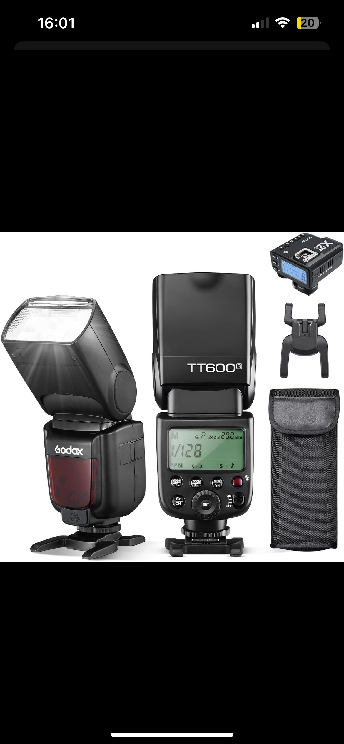 Godox tt600s flash + x2t-s trigger kit for sony