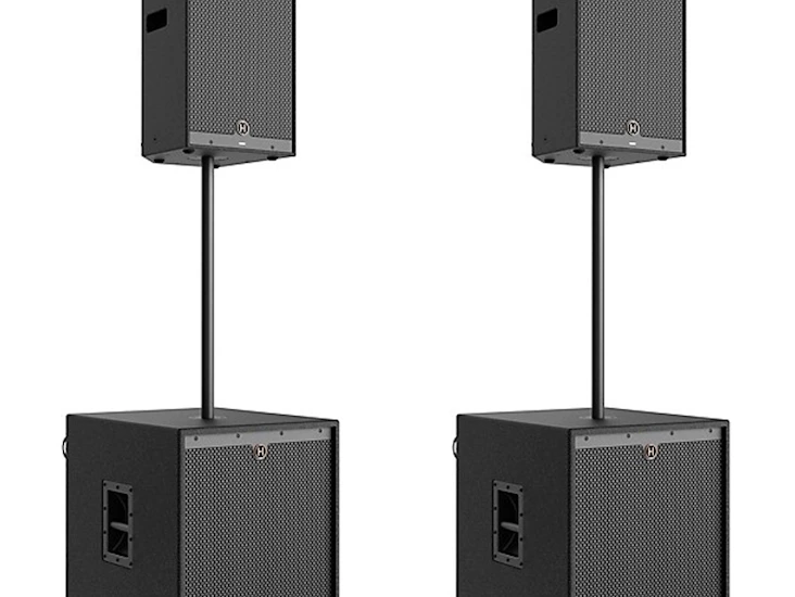 Pair of vr412 12" powered + vr18 (del & setup option)