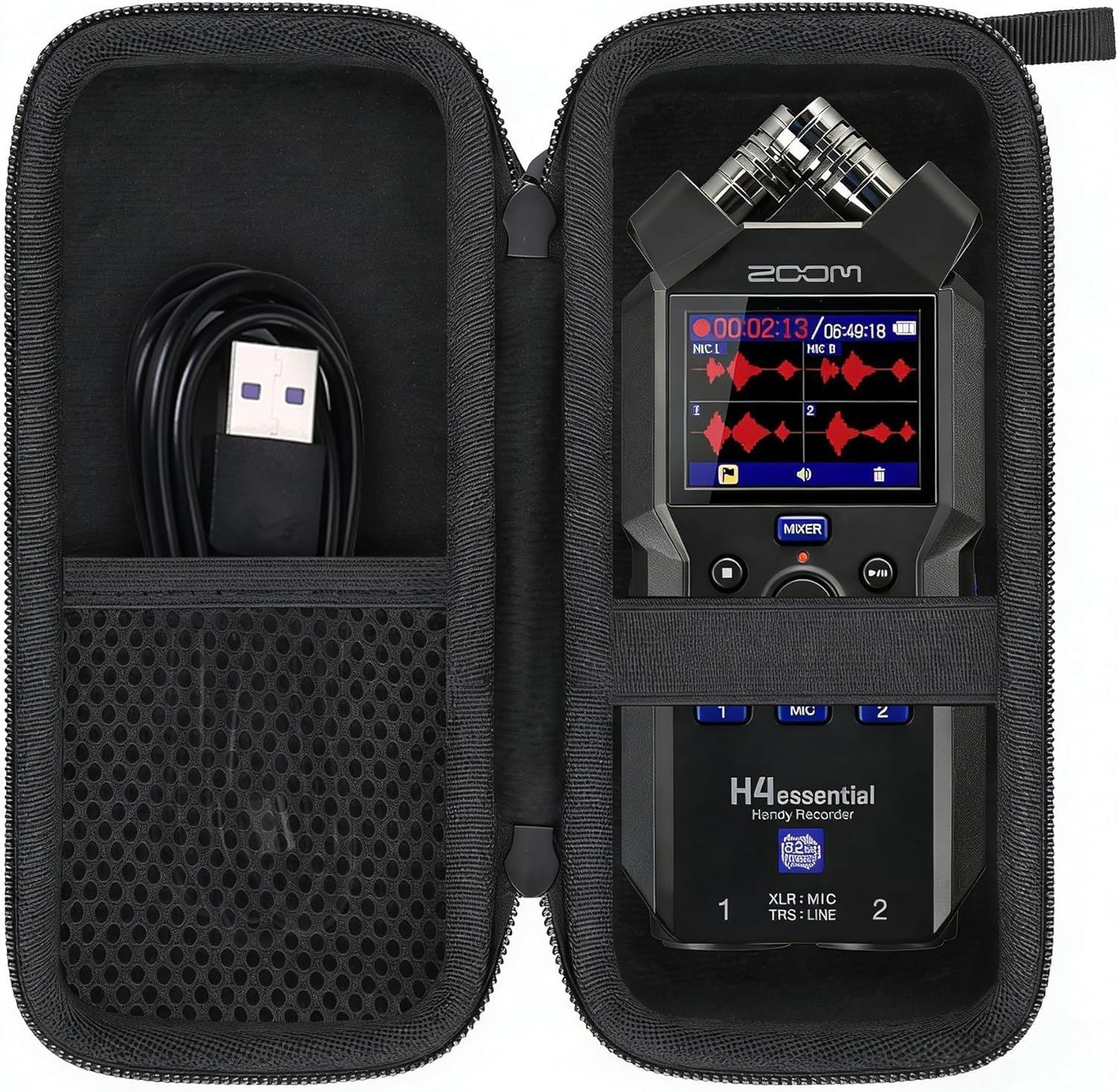 Zoom h4essential handy recorder – 4-track recorder with 32-bit float, x/y