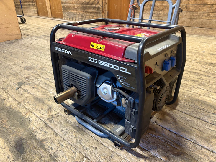 🔌 kraftig honda aggregat – 5,5 kw til leie!