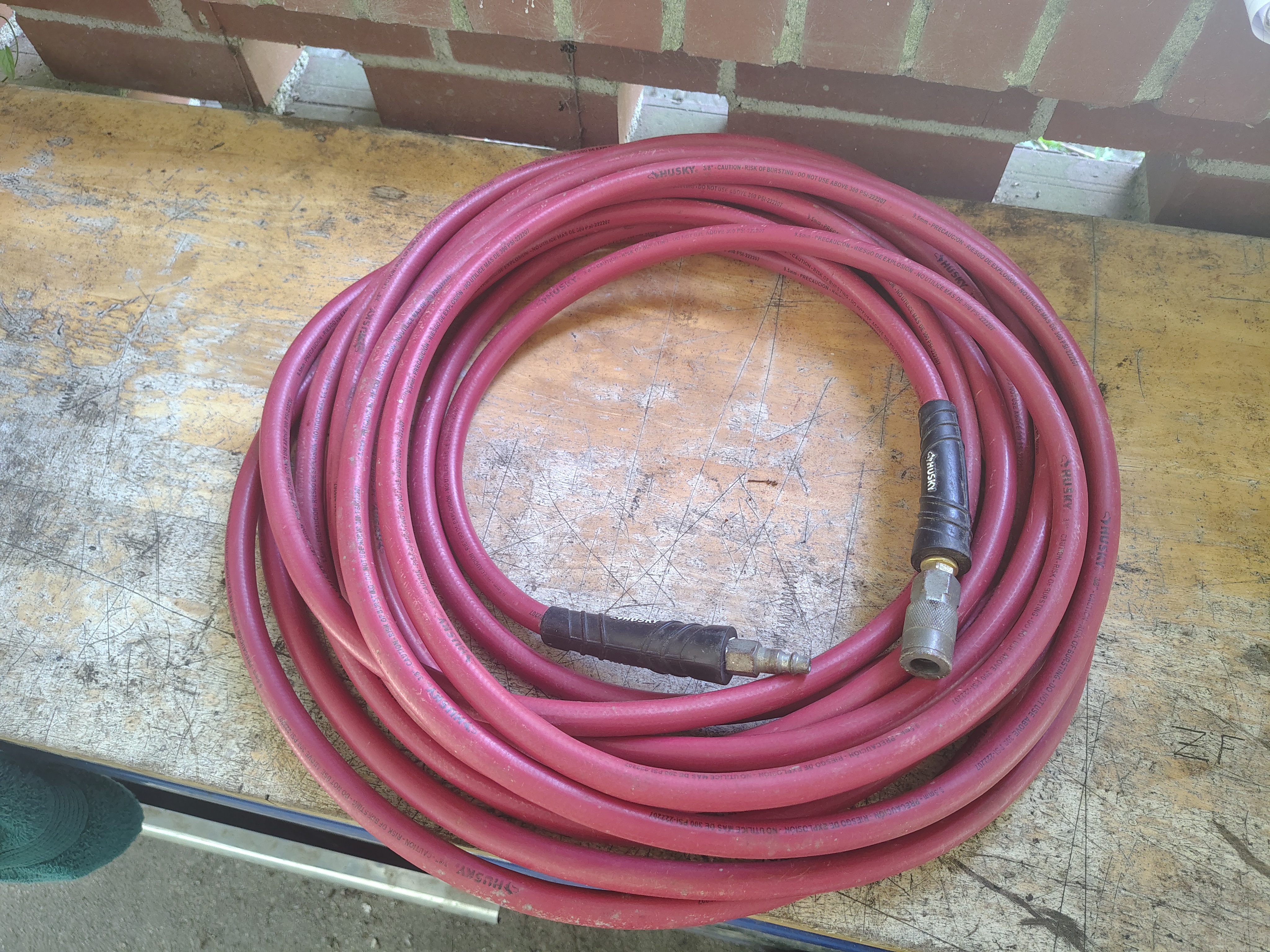 50' air hose. 