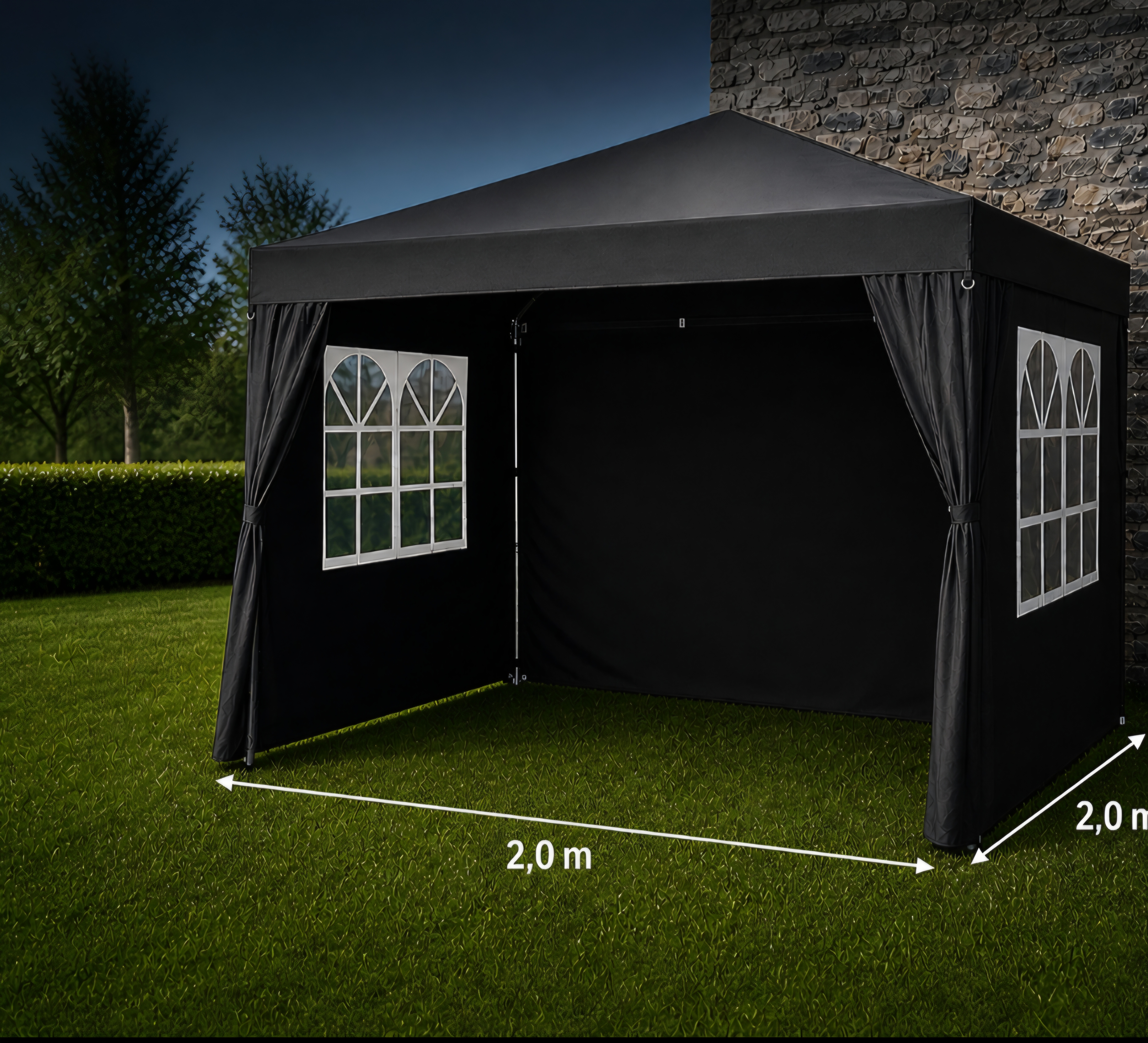 Tält 2x2 – perfekt för event, marknad & fest