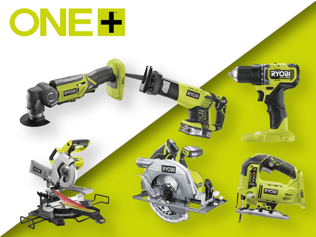 Ryobi 18v alt du trenger opppussingspakke! 