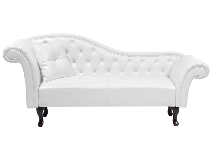 Vit 2-sits soffa loveseat bröllop