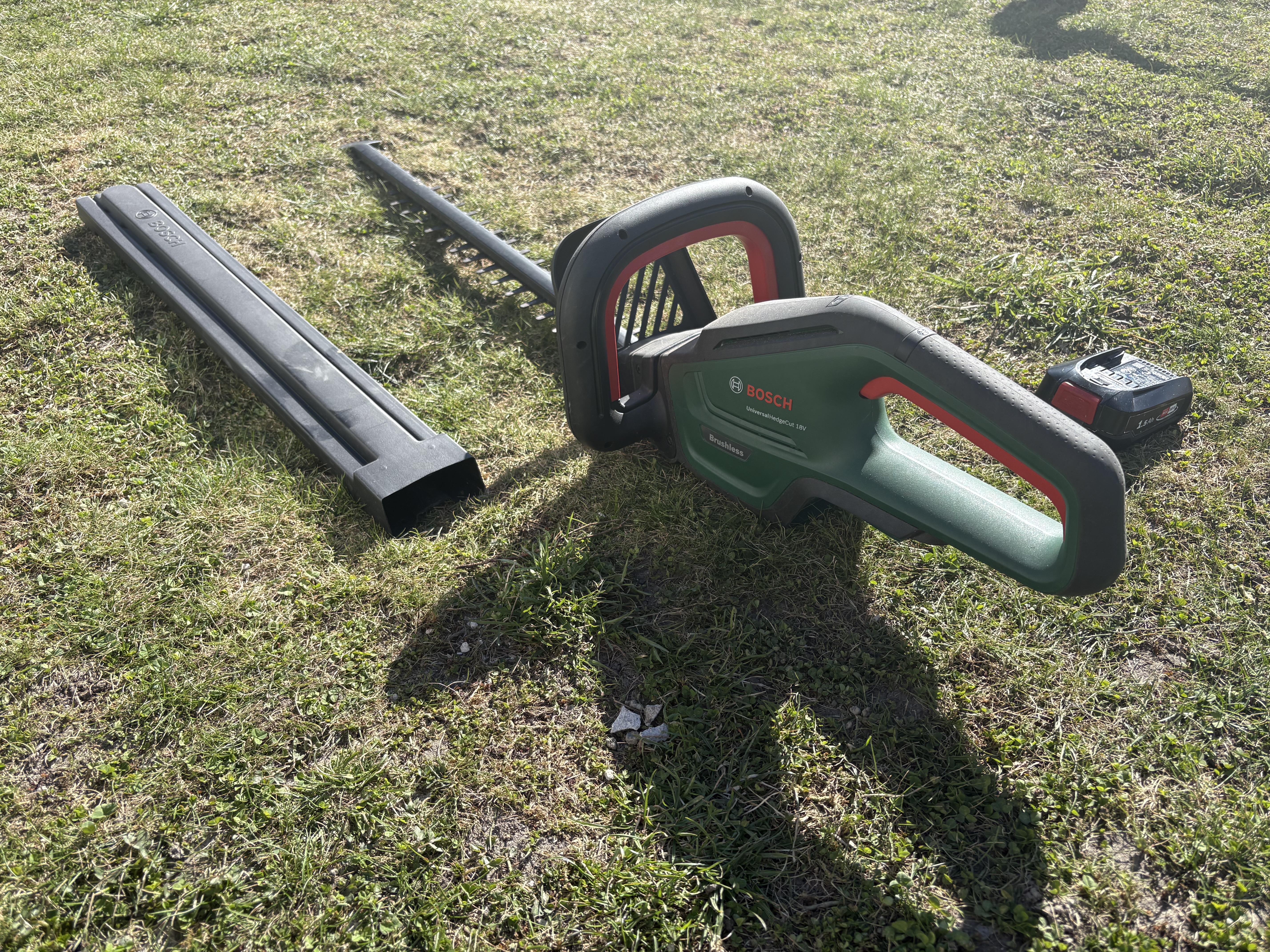 Häcksax, bosch 55cm, batteridriven