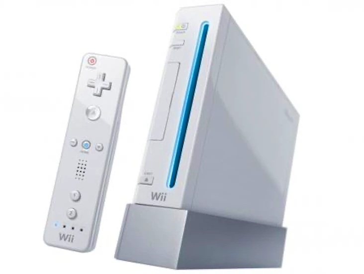 Nintendo wii med många spel (vit)