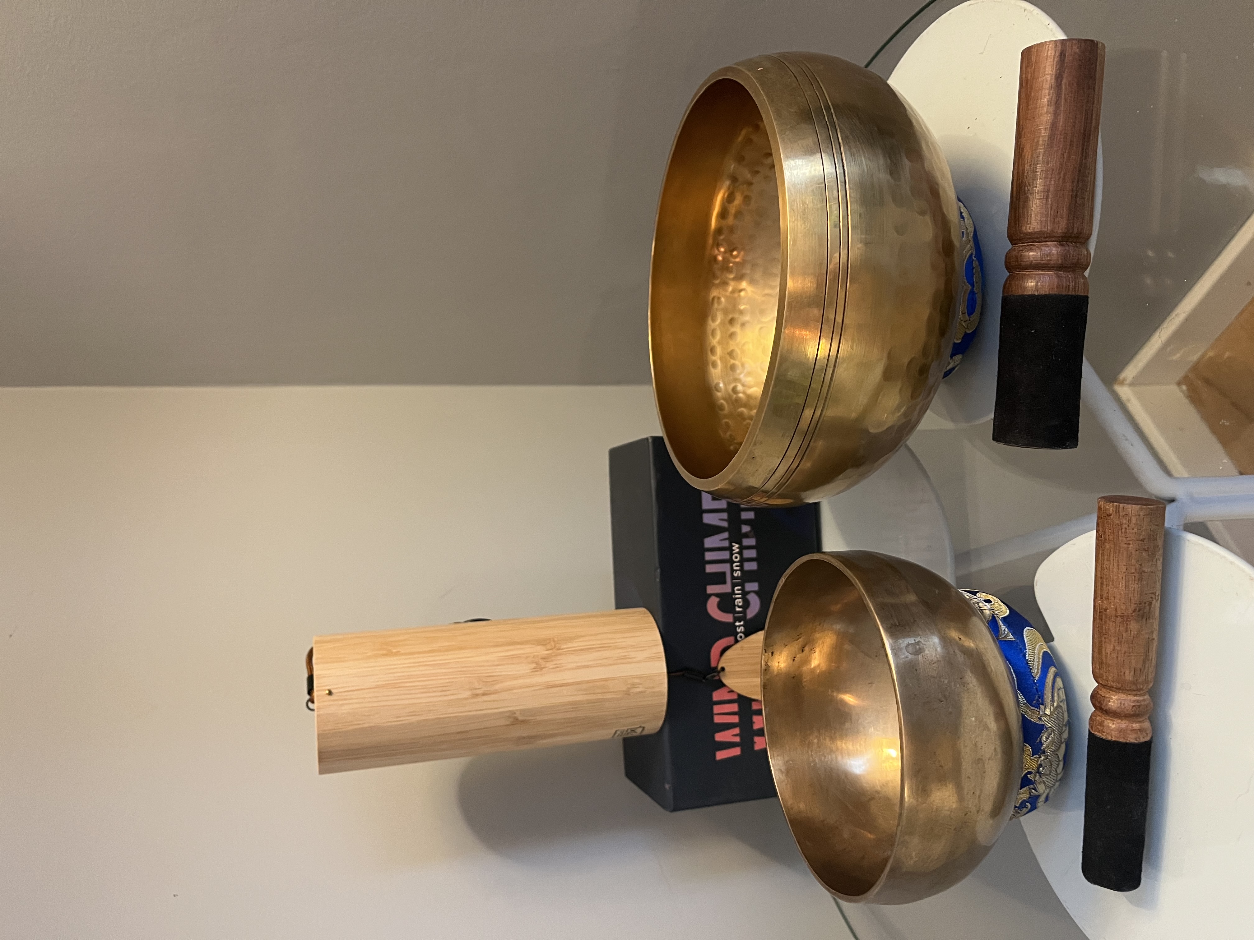 Sound healing kit – klangskålar & vindspel för meditation, yoga & event  
