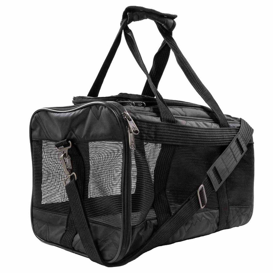 Sherpa original deluxe medium – flyggodkänd transportväska för hund & katt 