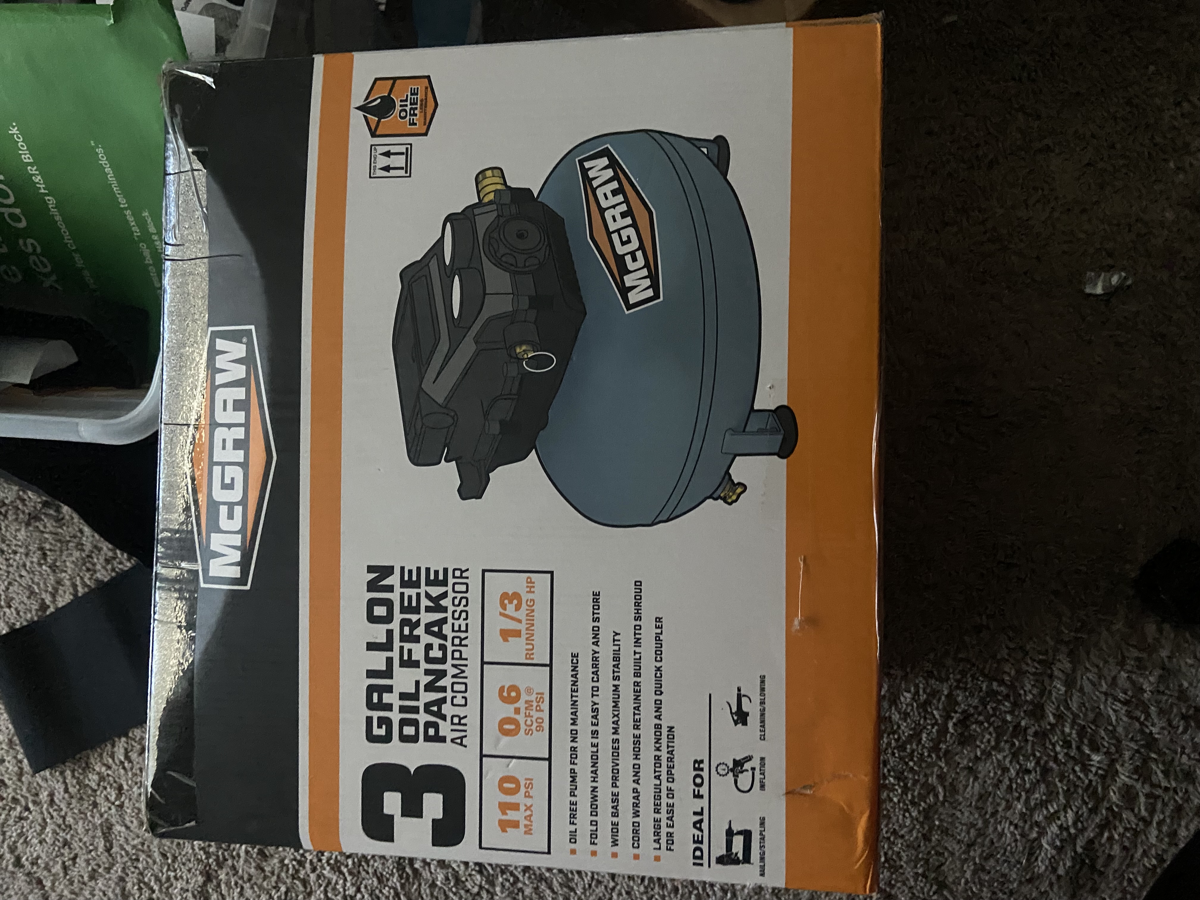 Pancake air compressor