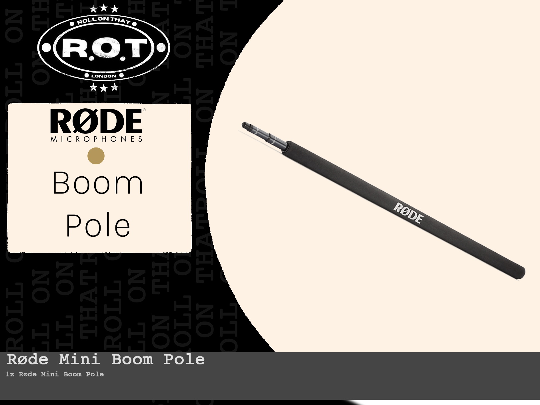 Rode mini boom pole
