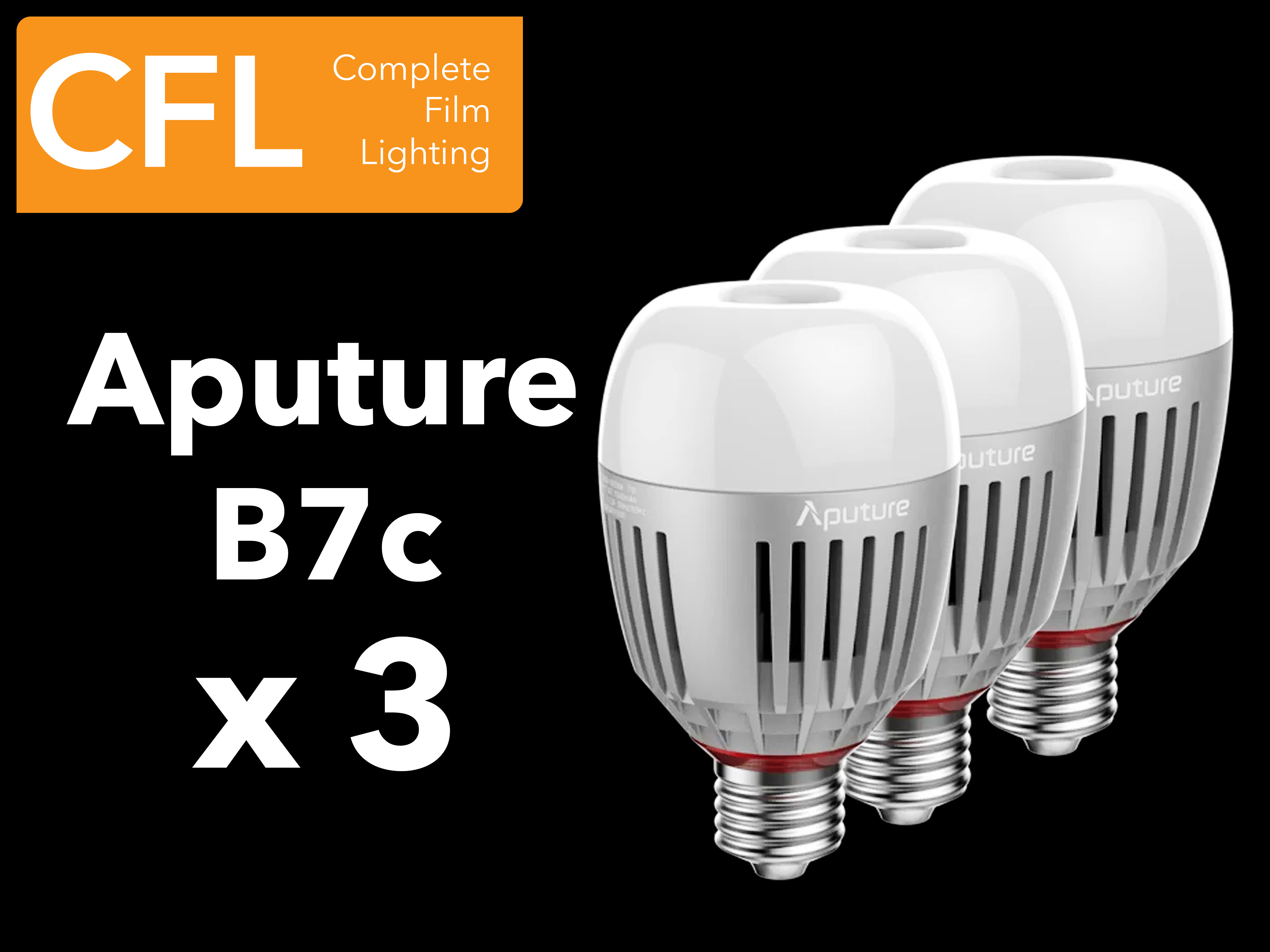 Aputure b7c x 3