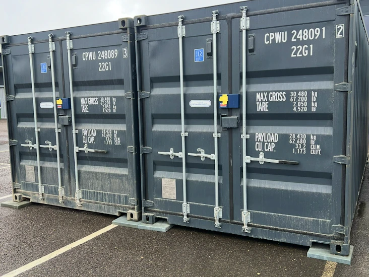 Container 20 fot isolerad 24/7 tillgång