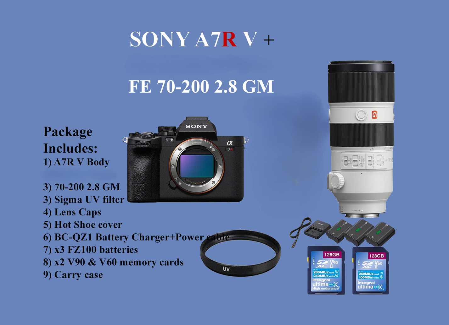 Sony a7r v plus sony fe 70-200 2.8gmii