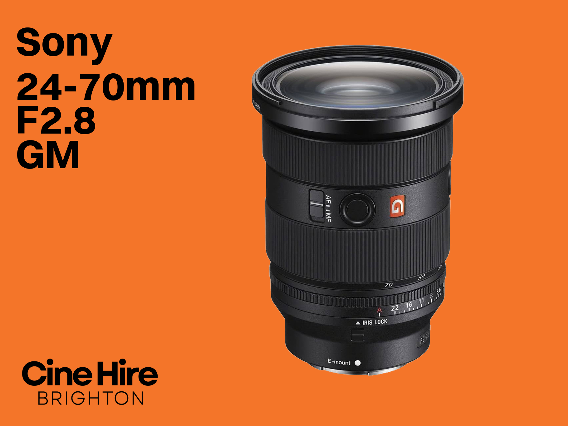 Sony 24-70mm f2.8 gm g master camera lens