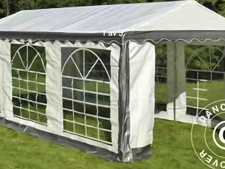 Kraftigt partytält 3x6 meter