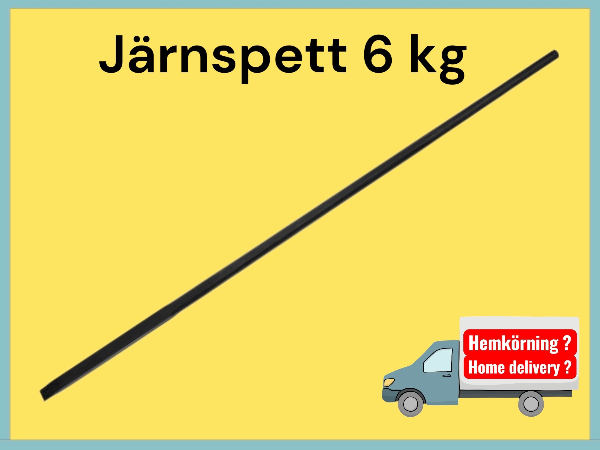 Järnspett 6 kg 135 cm
