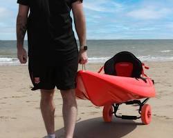 Premium bonlo heavy-duty canoe & kayak trolley cart – excellent condition