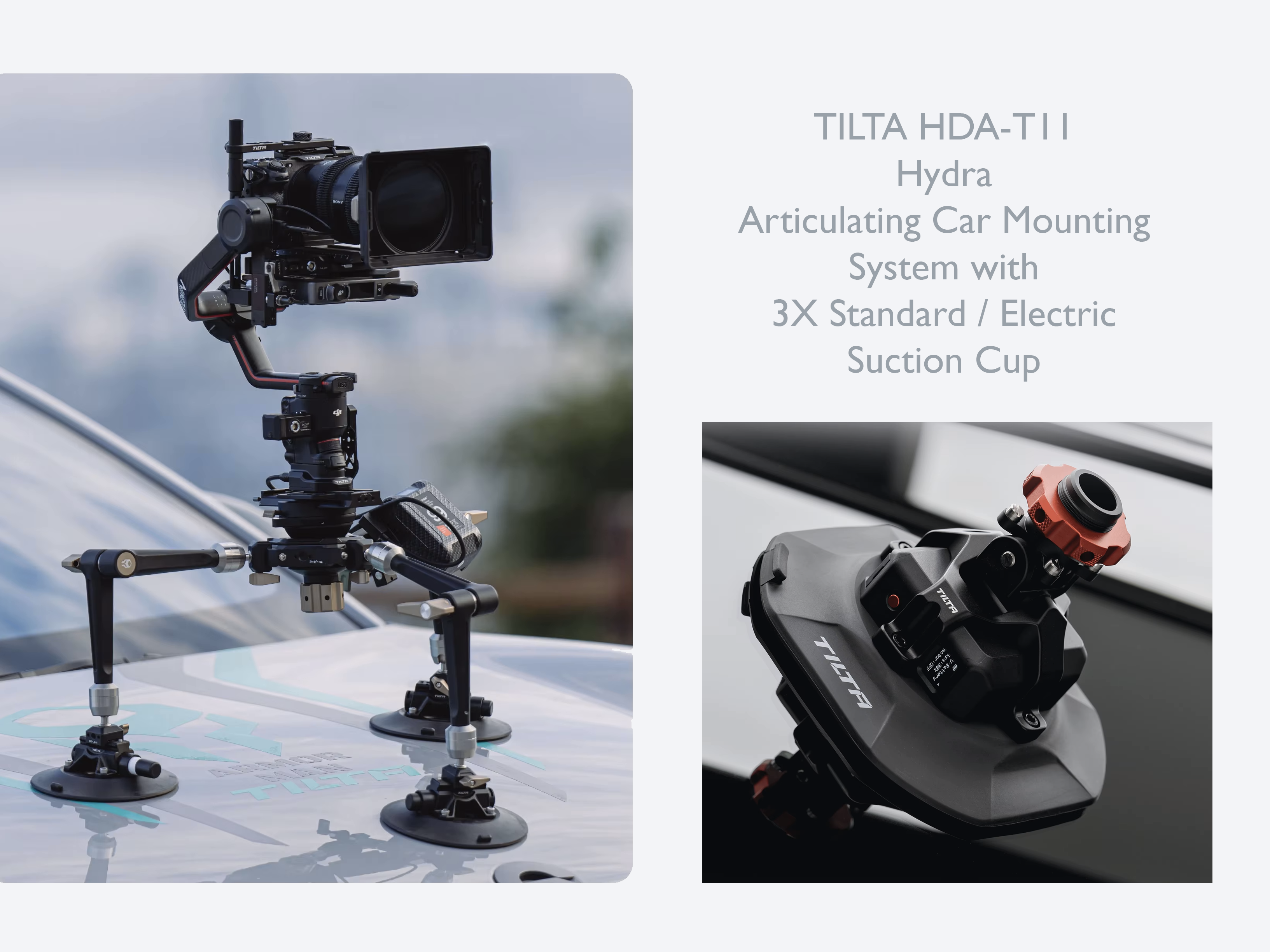 Tilta hydra car mount rig / electronic / manual / custom 