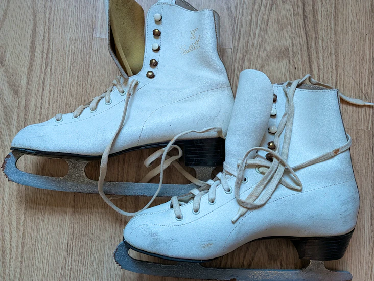 Retro kunstskøyter str 40