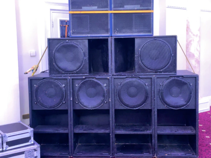 Passive sound system rig