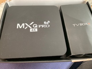 Mxq pro 5g 4k tv-box svart