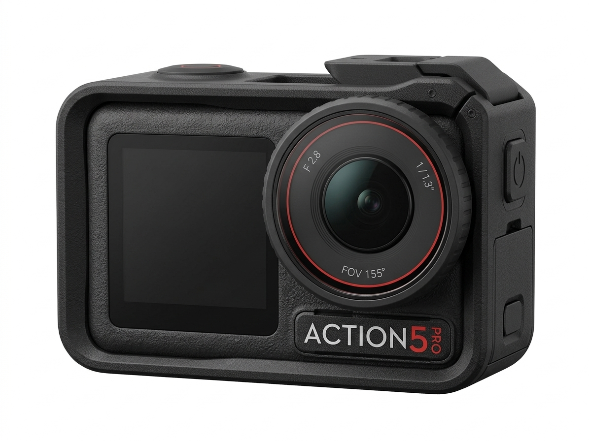 Dji osmo action 5 pro – 4k adventure kit (3 batteries + 1.5m stick)