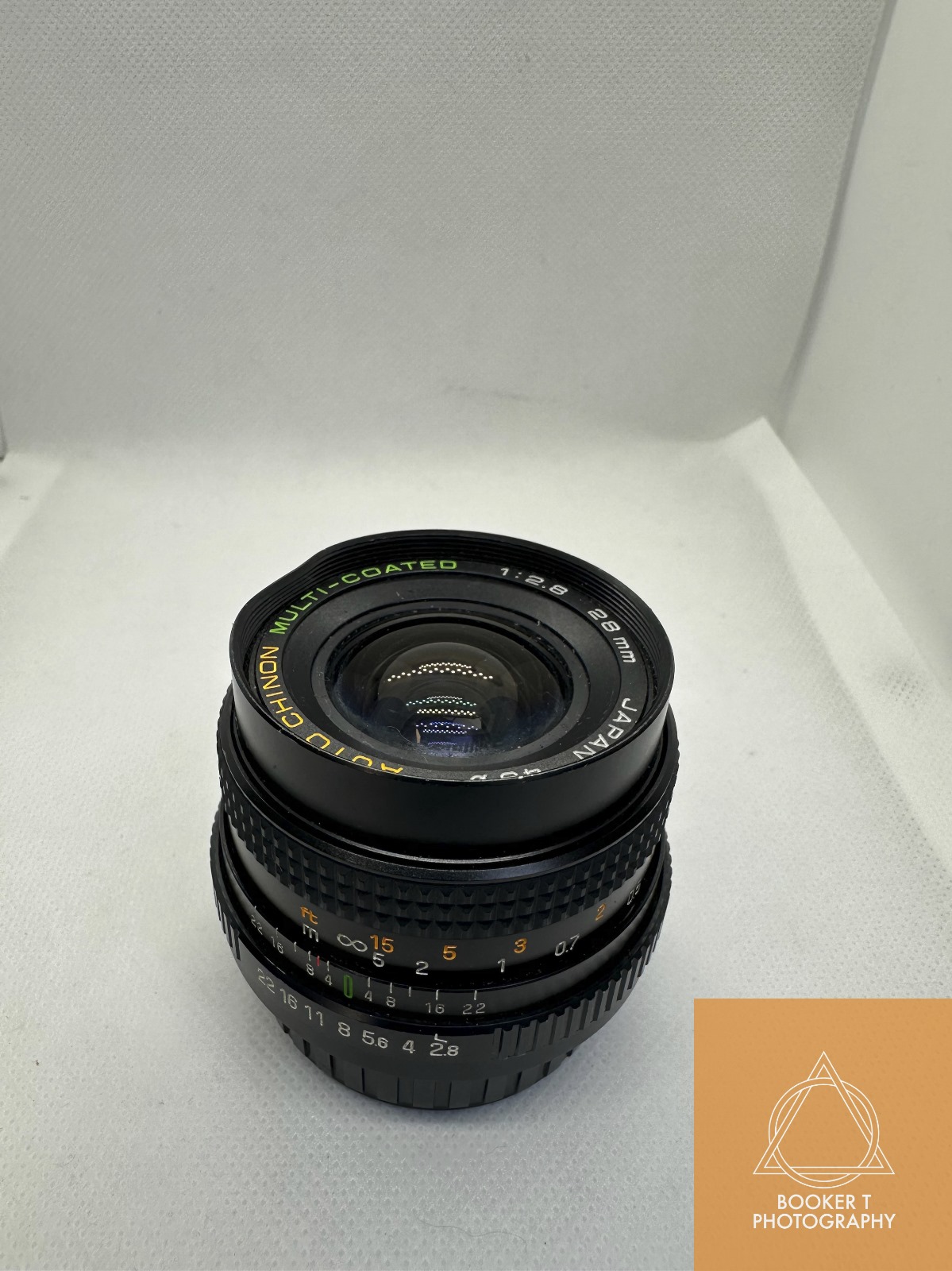 Auto chinon 1:2.8  28mm wide angle lens 