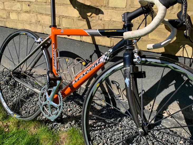 Racer damcykel crescent