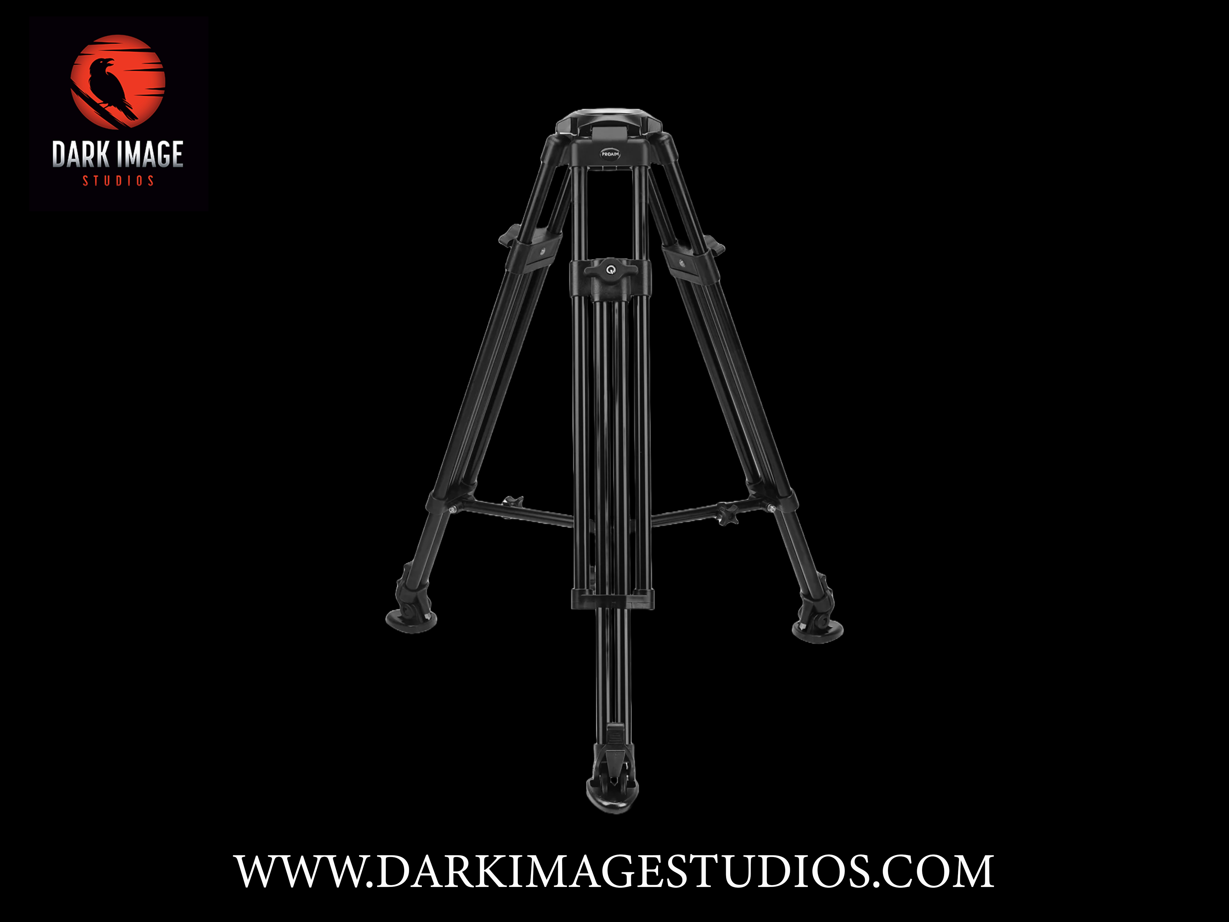 Pro aim 100mm bowl 2 stage tripod