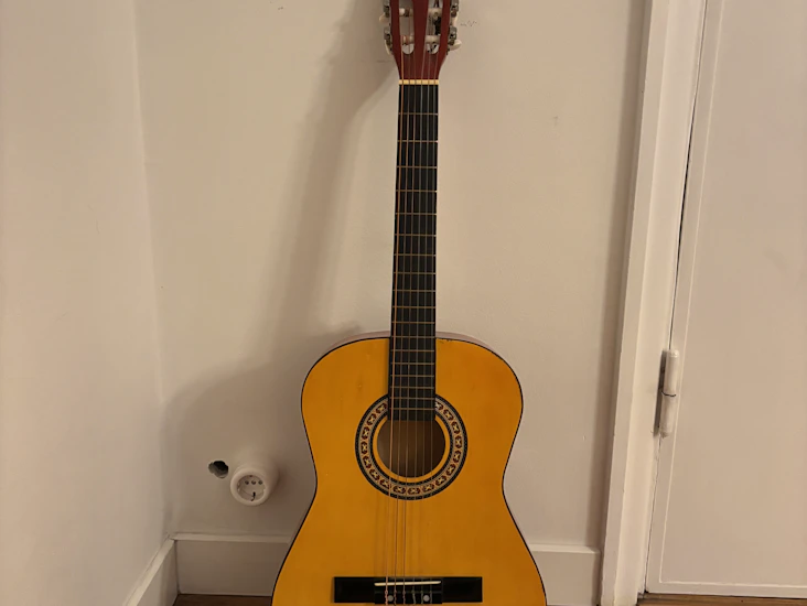Akustisk gitarr inkl stämapparat