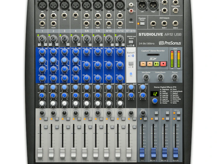 Presonus studio live ar12 mixing desk