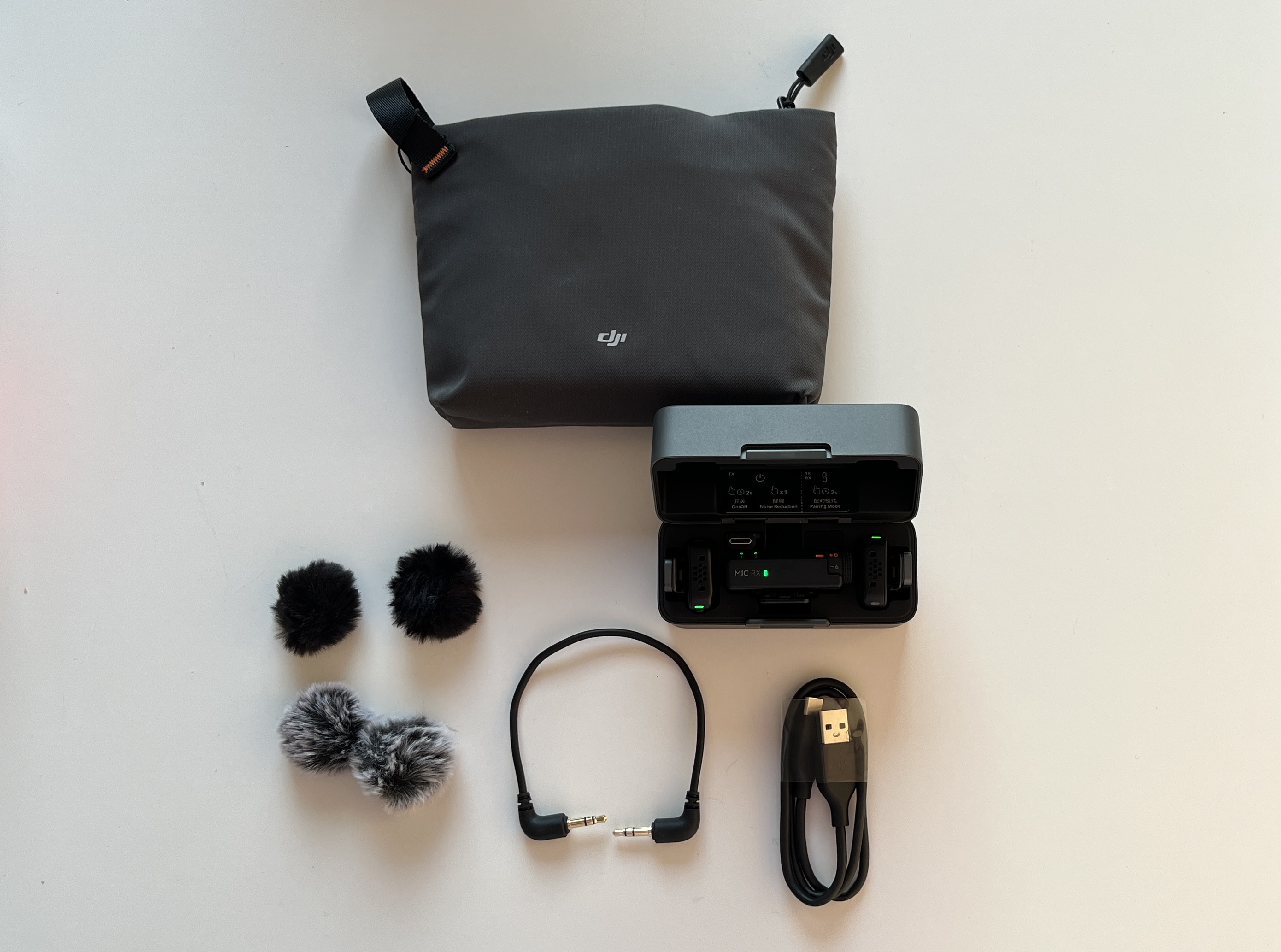 Dji mic mini (2 transmitters + 1 receiver + 1 charging case)