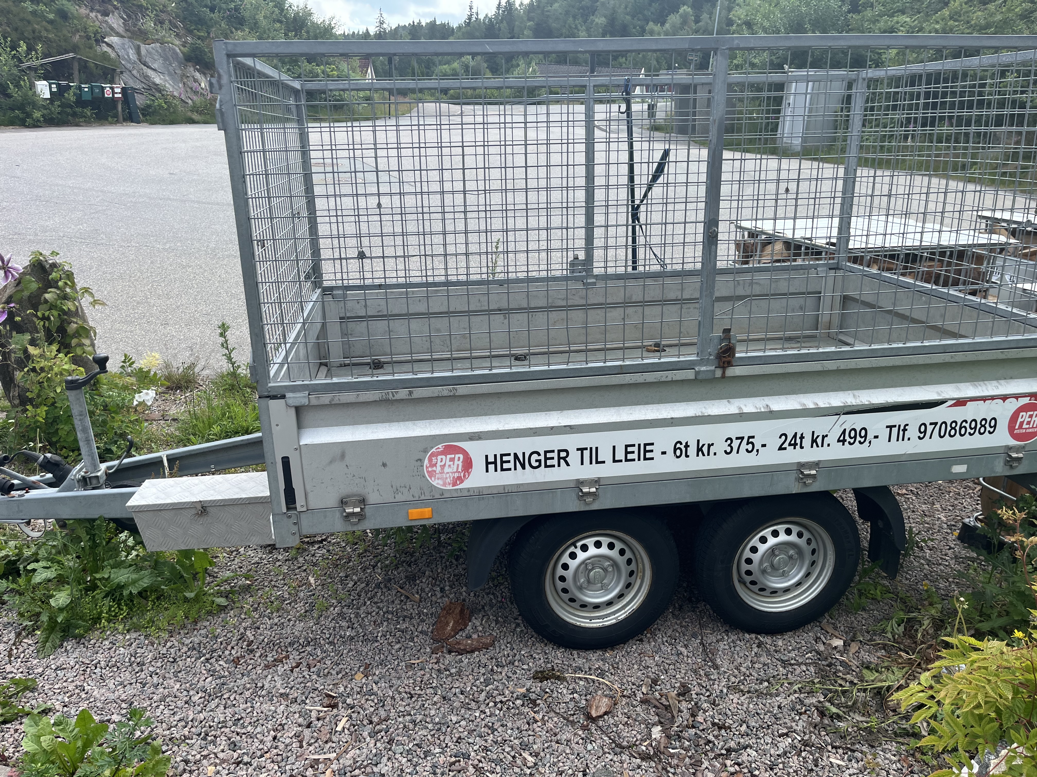 Tysse boggihenger til leie