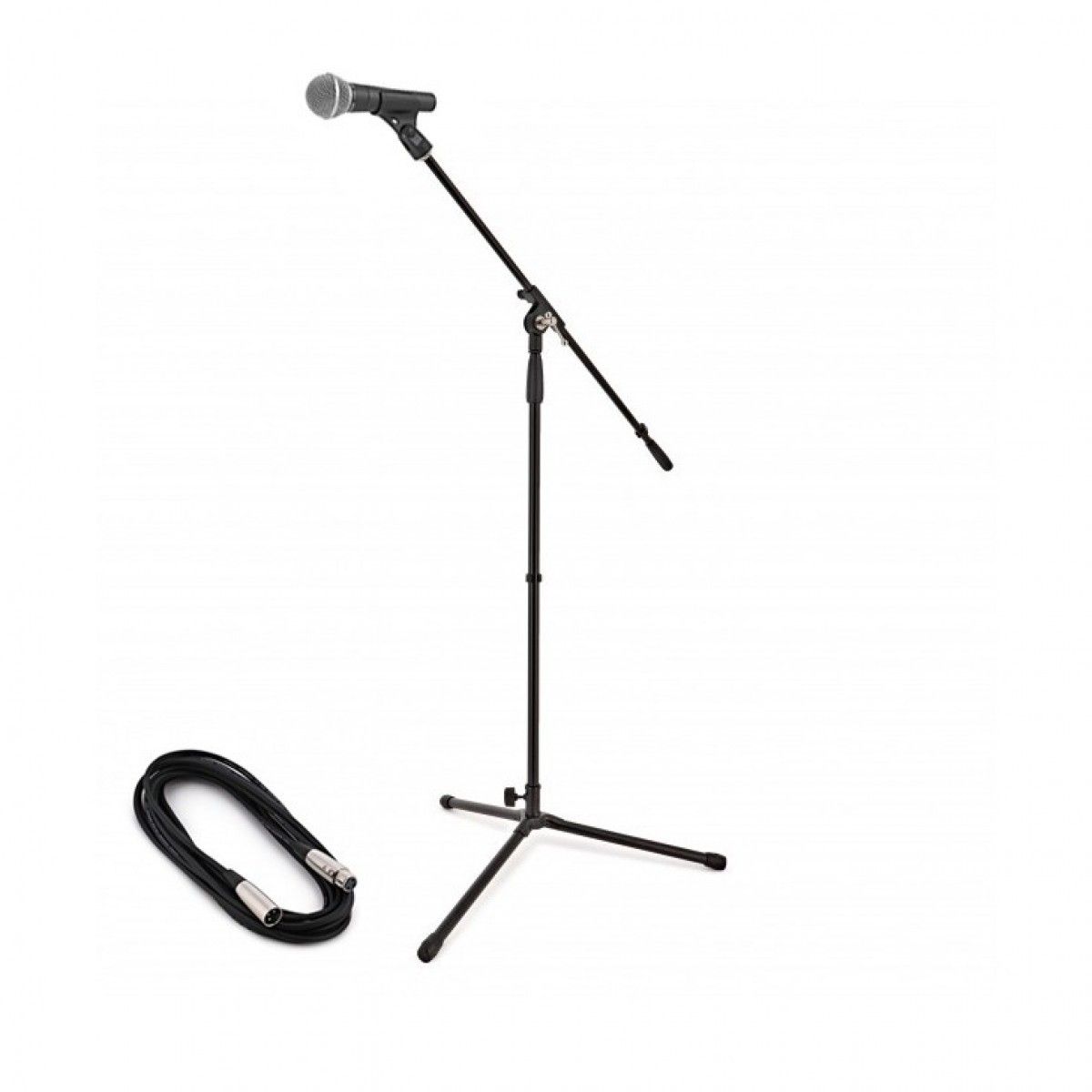 2  stk shure sm 58 med kabel og stativ