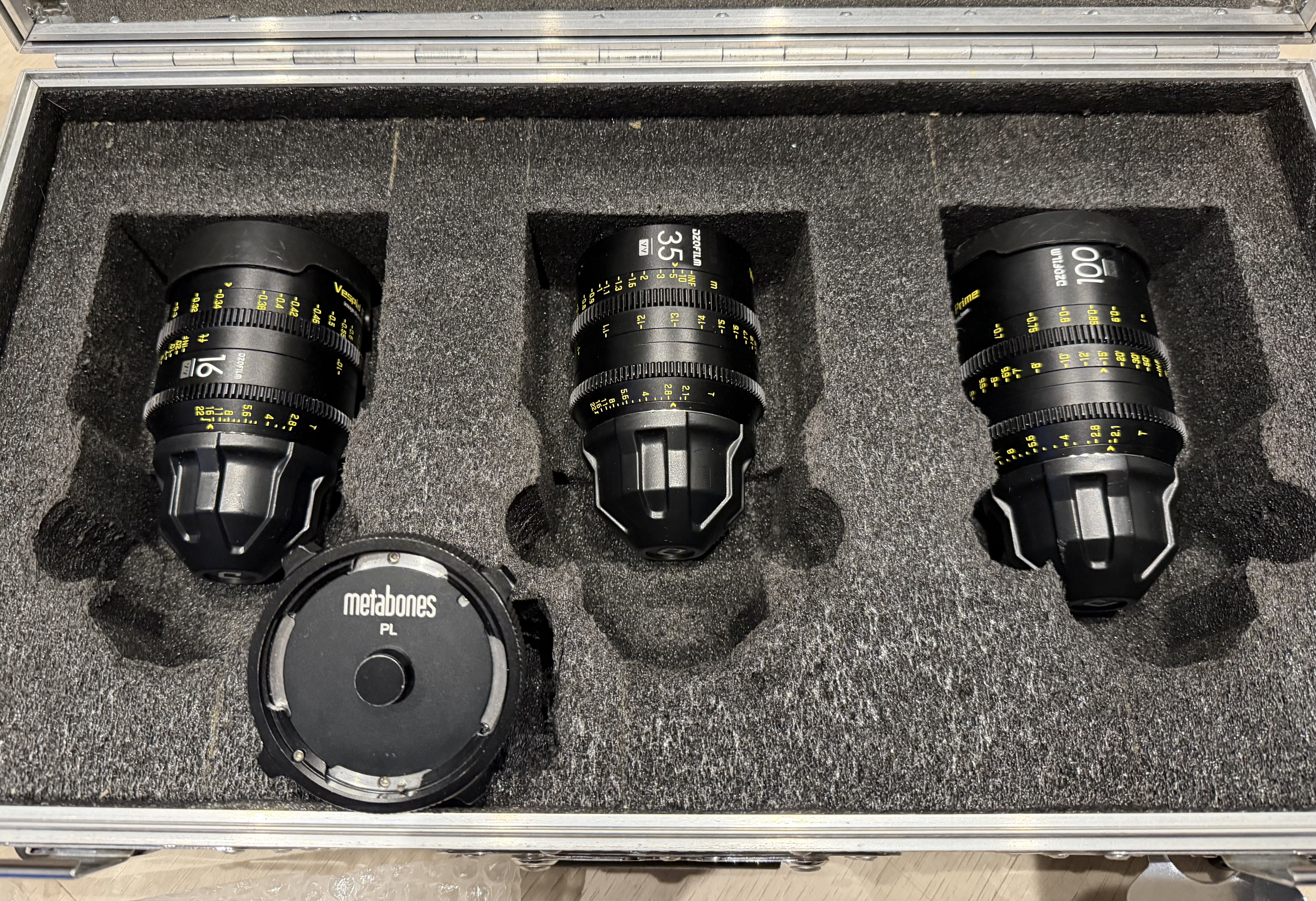 Dzofilm full frame cine lens kit pl & e mount 