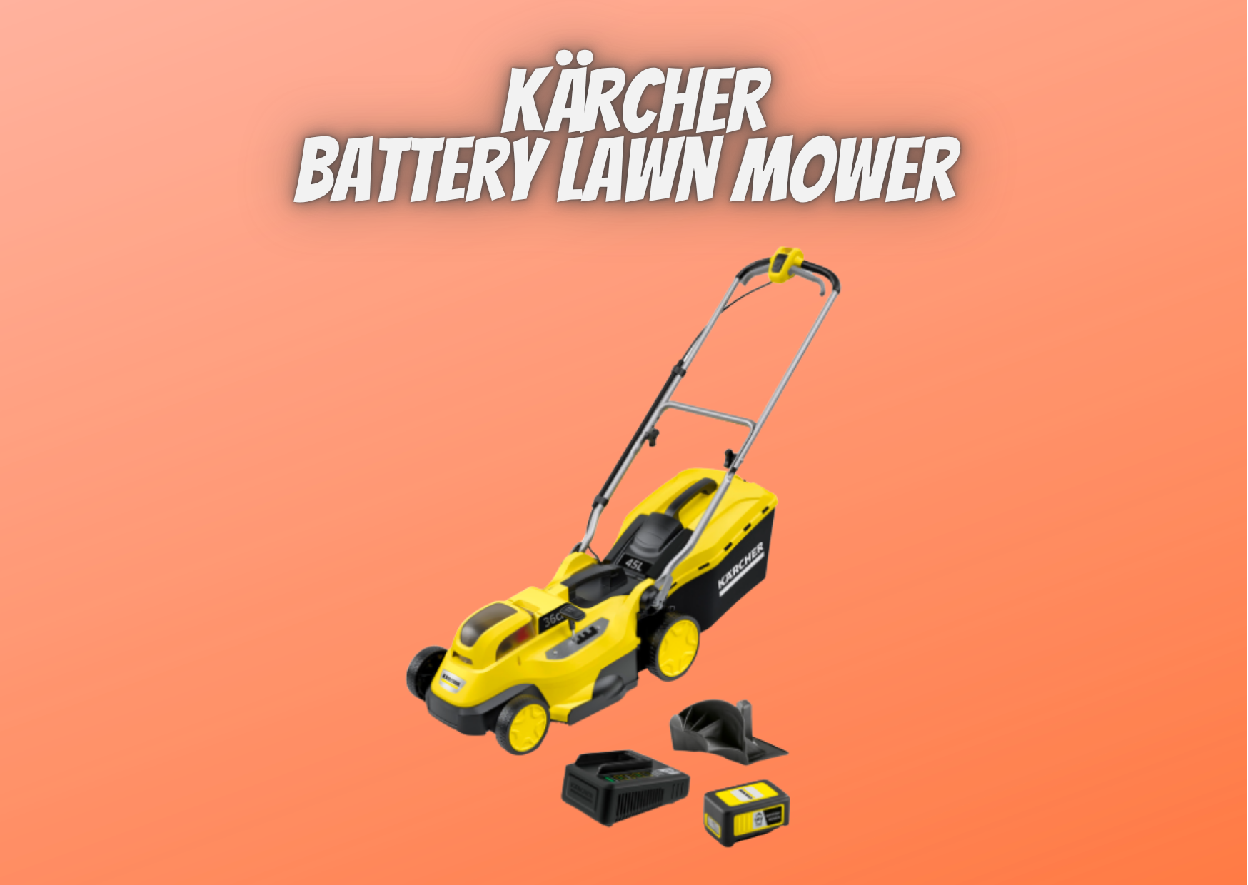 Kärcher cordless lawn mower – battery set (lmo 18-36)