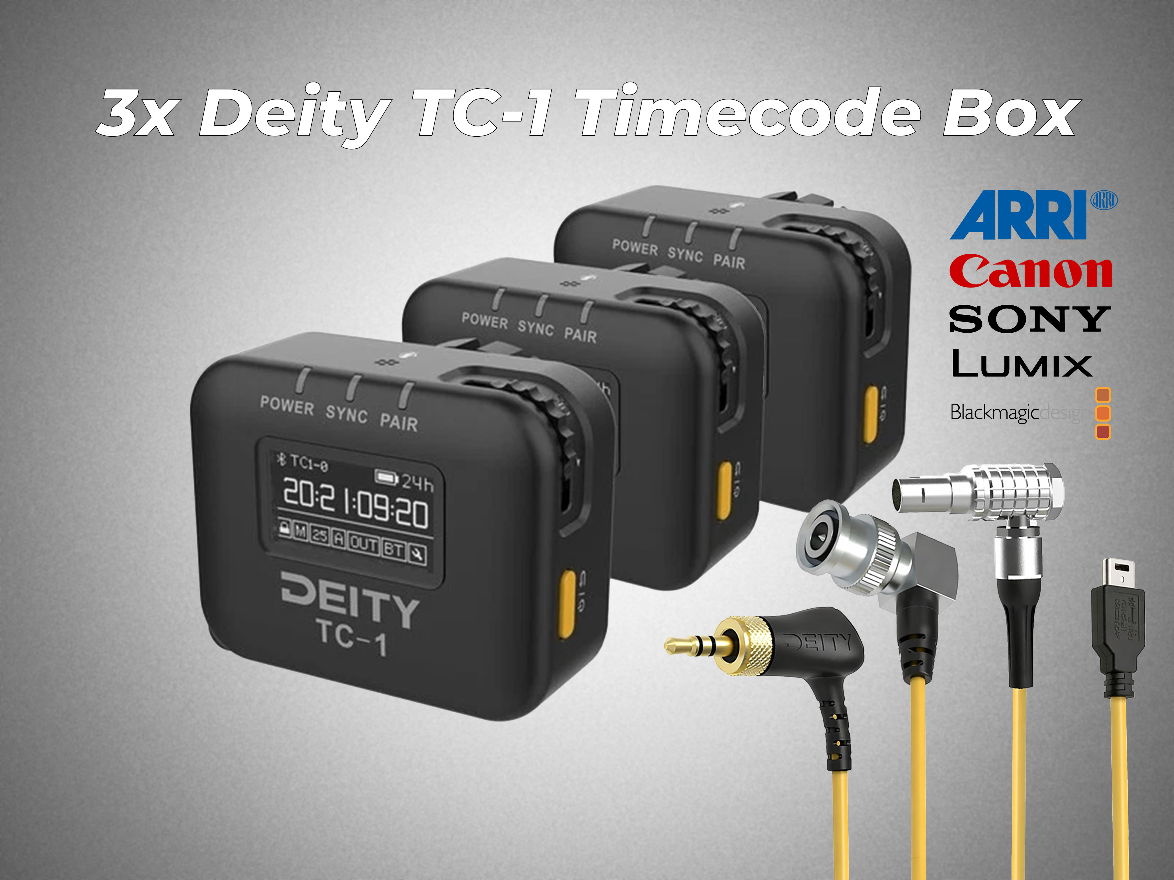Timecode box - deity tc-1 (3x unit kit)