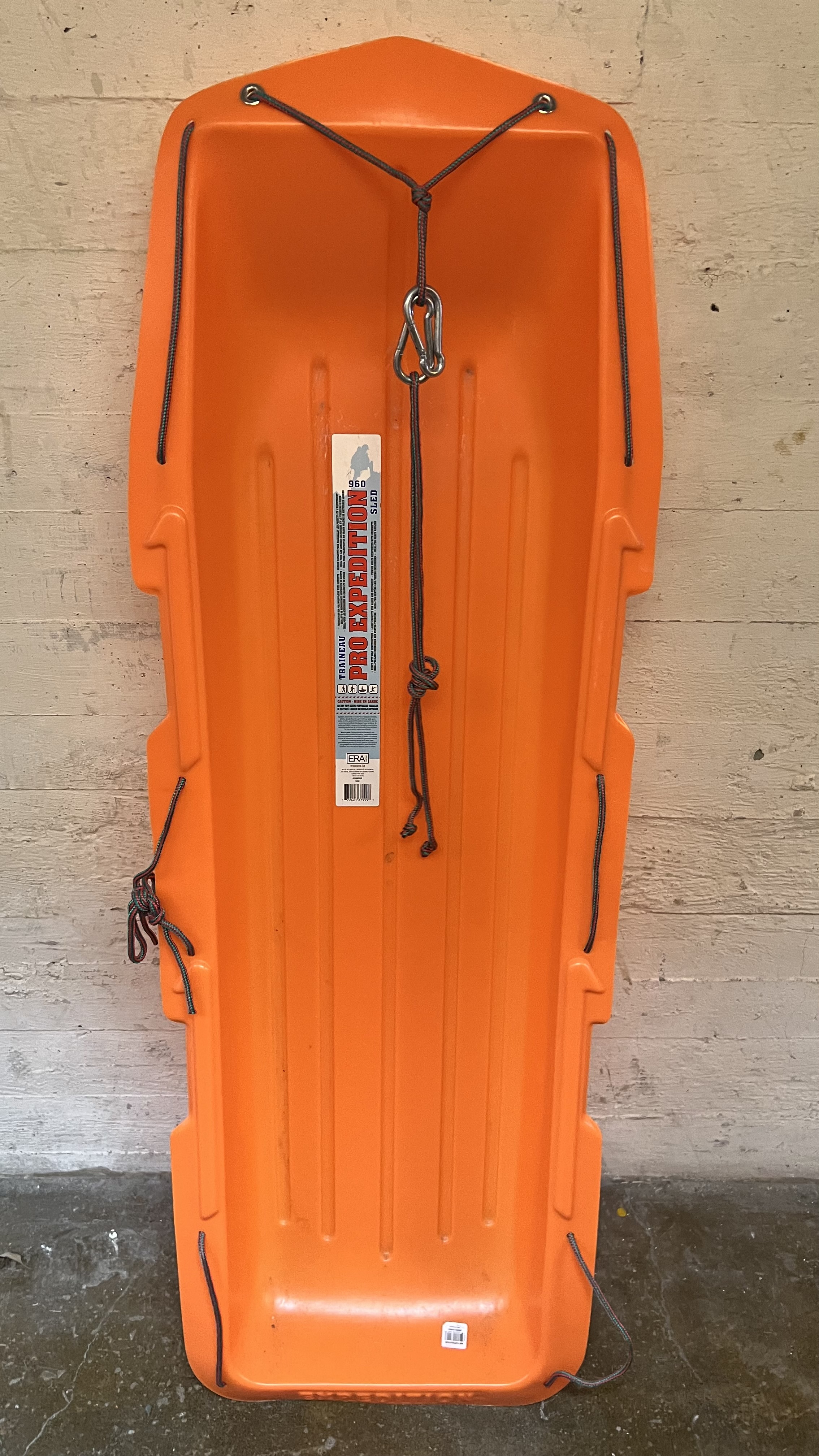 Pulk paris expedition sled orange