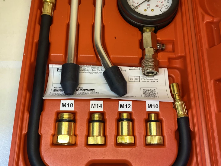 Kompprovare kompressions-testare bensin-motorer