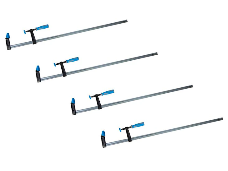 4x silverline 900mm f clamps