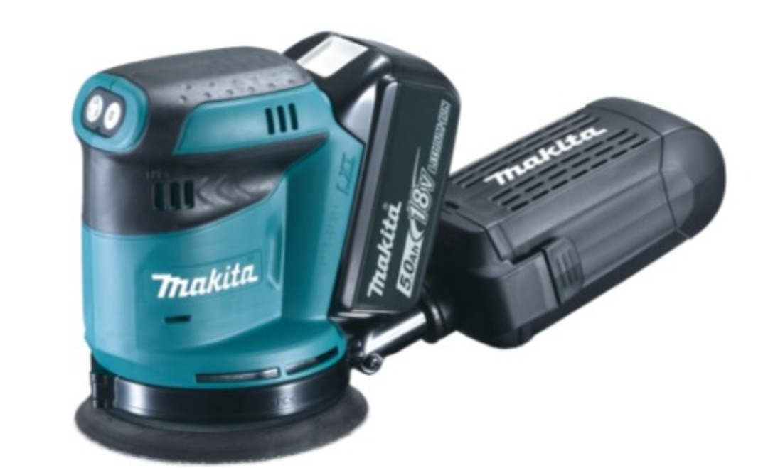 Batteridrevet makita dbo180 eksentersliper