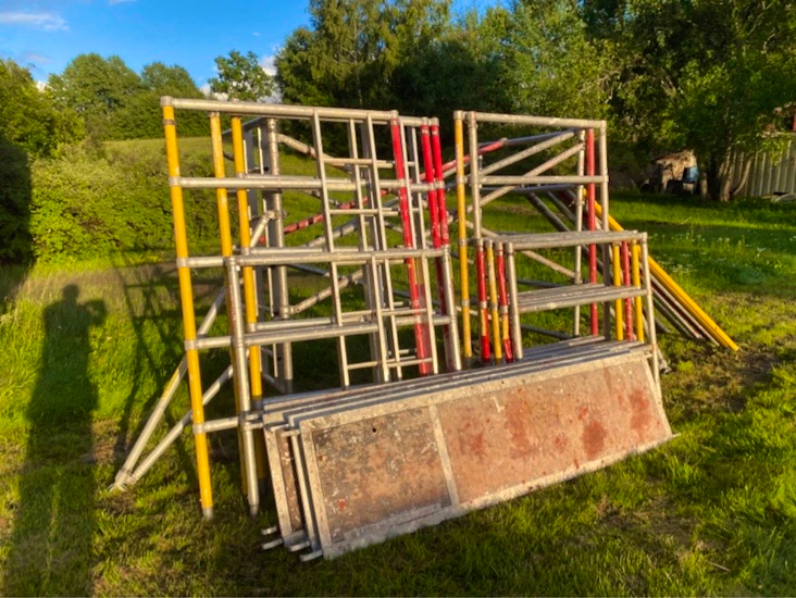 Bred aluminium/rull/hantverkarställning